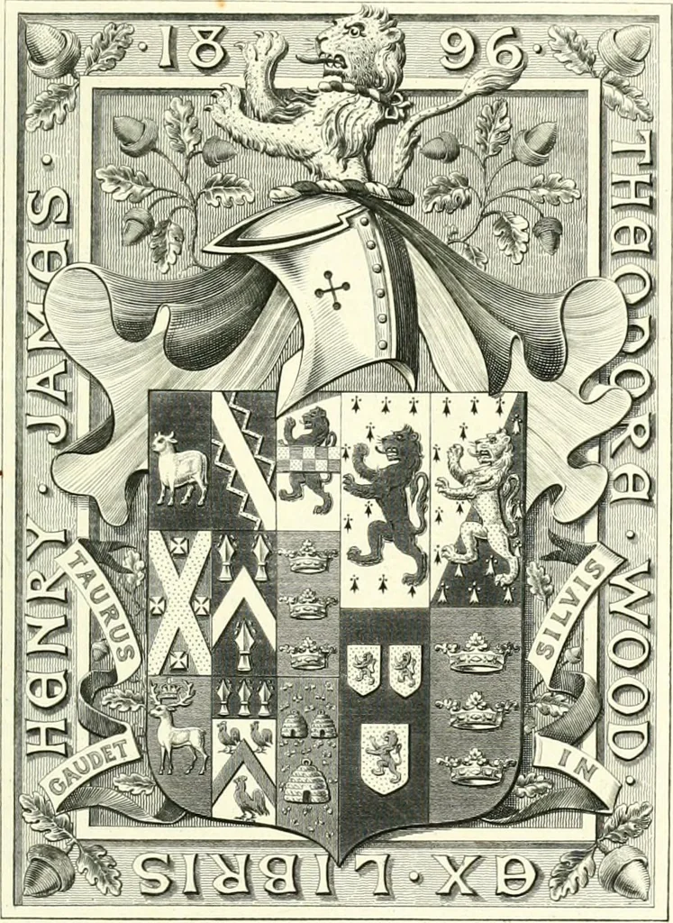 An illustration from Visitation of England and Wales, 1893, leaf 140