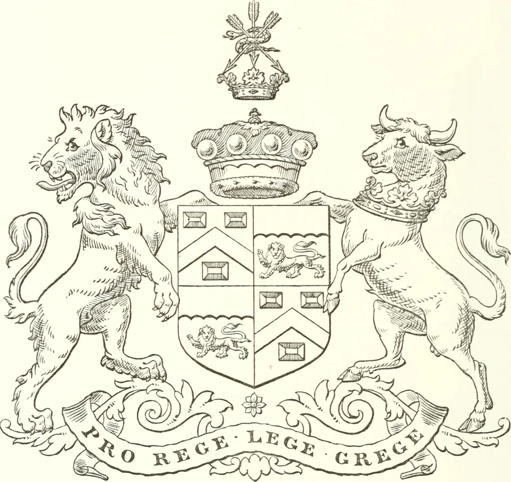 An illustration from Visitation of England and Wales, 1893, leaf 159