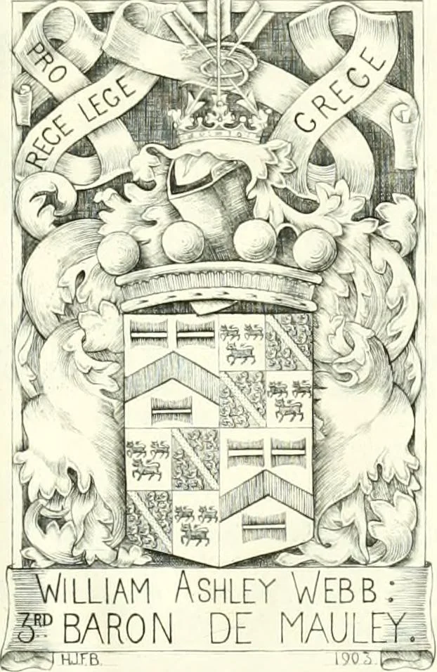 An illustration from Visitation of England and Wales, 1893, leaf 166