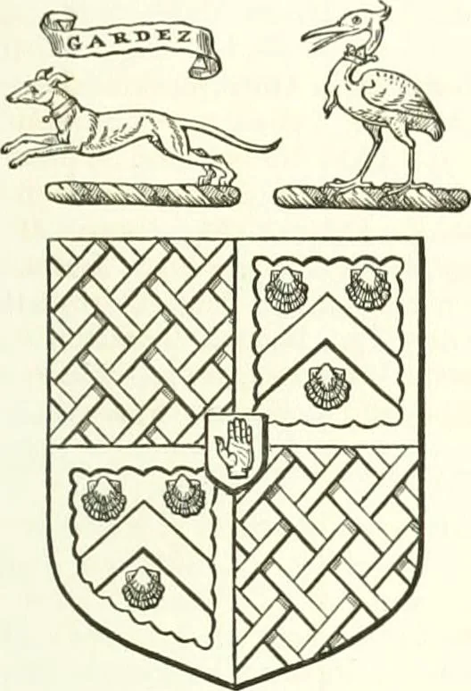 An illustration from Visitation of England and Wales, 1893, leaf 186