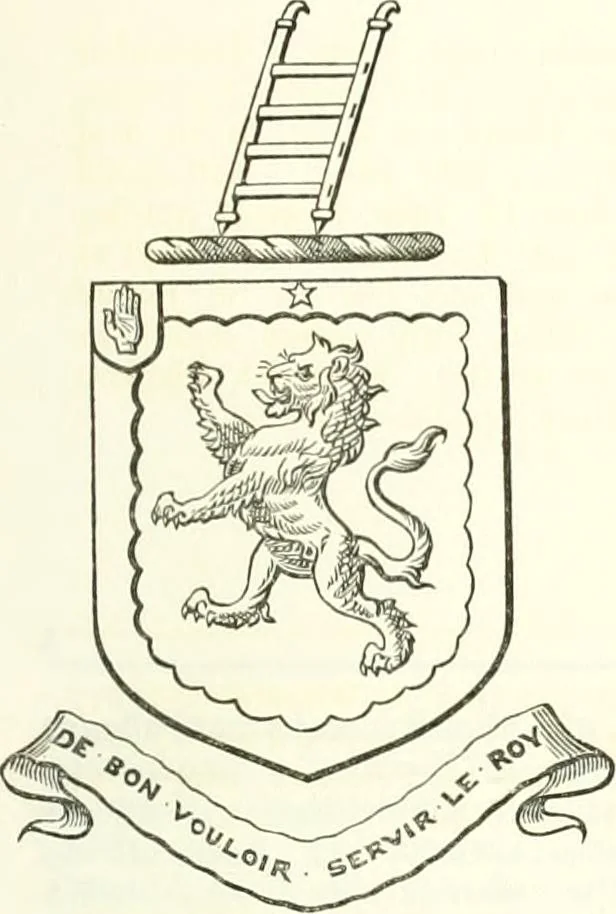 An illustration from Visitation of England and Wales, 1893, leaf 202