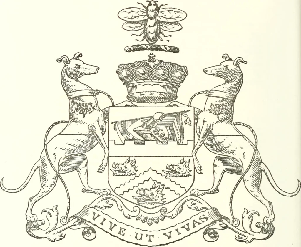 An illustration from Visitation of England and Wales, 1893, leaf 81