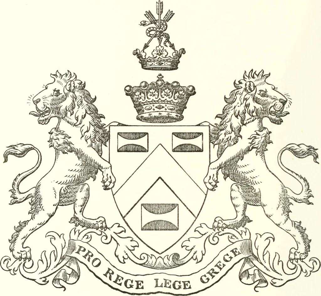 An illustration from Visitation of England and Wales, 1893, leaf 125