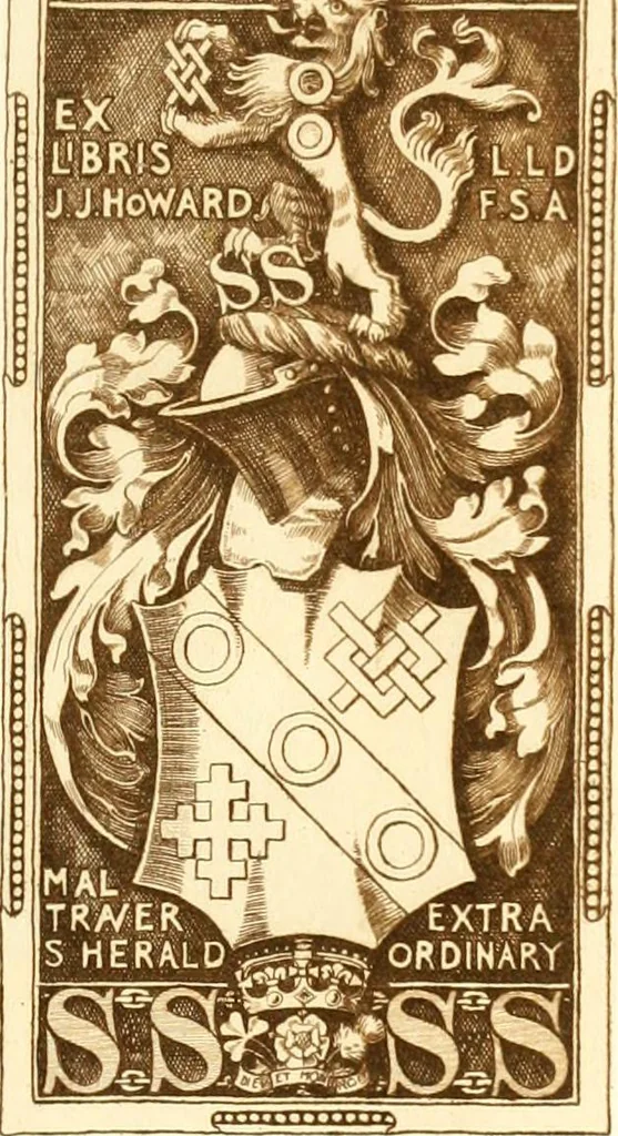 An illustration from Visitation of England and Wales, 1893, leaf 150