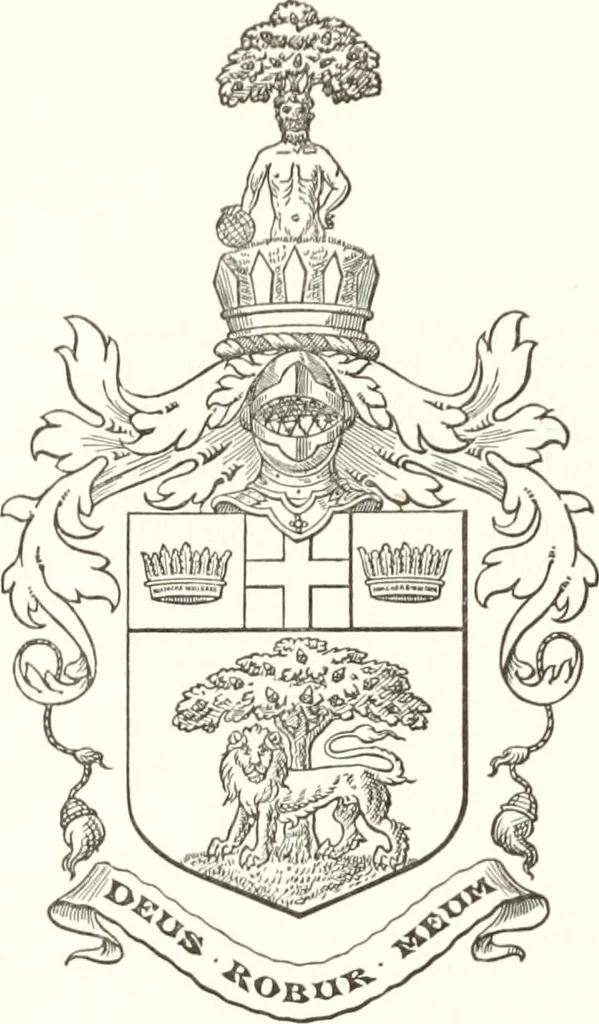 An illustration from Visitation of England and Wales, 1893, leaf 177