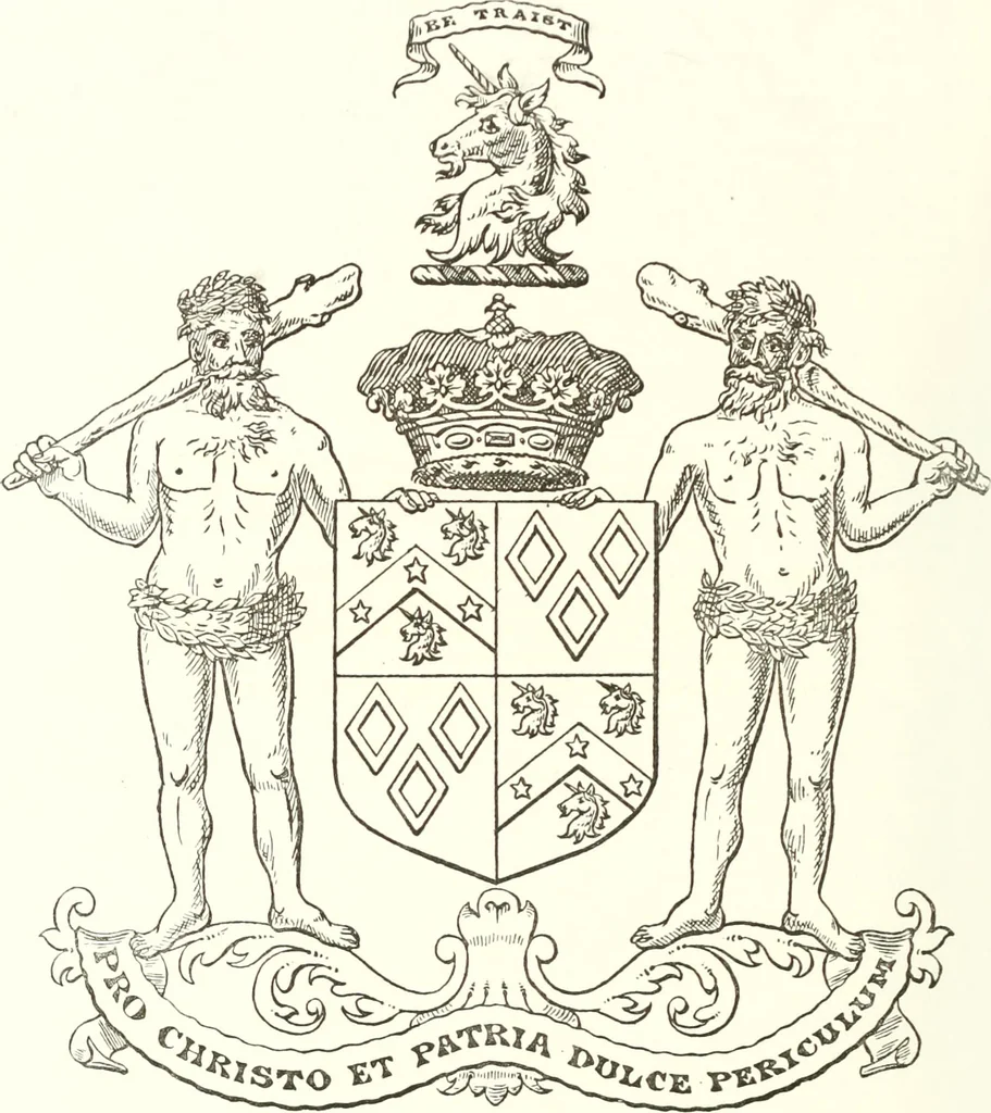 An illustration from Visitation of England and Wales, 1893, leaf 183