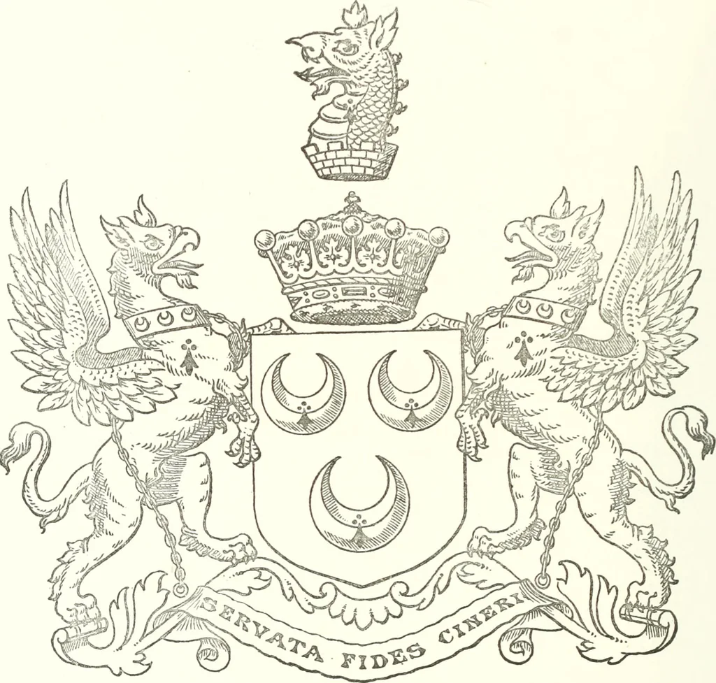 An illustration from Visitation of England and Wales, 1893, leaf 199