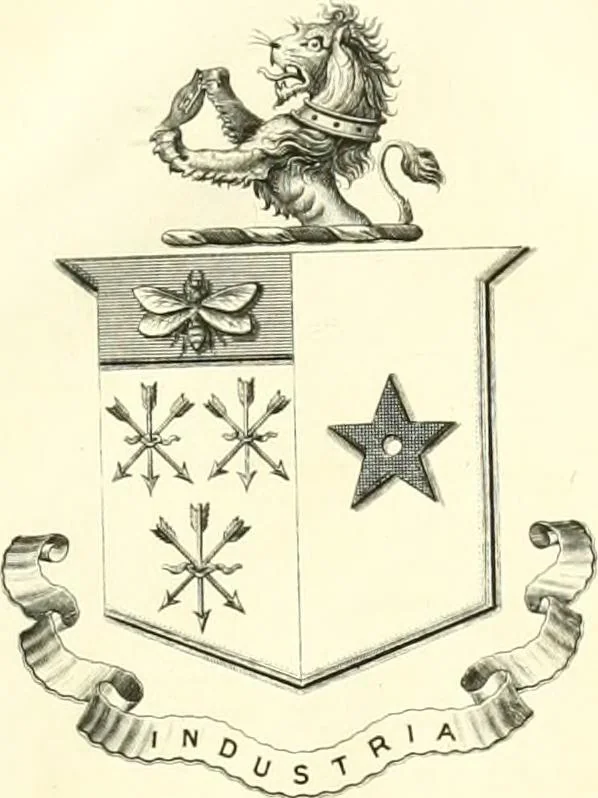 An illustration from Visitation of England and Wales, 1893, leaf 40