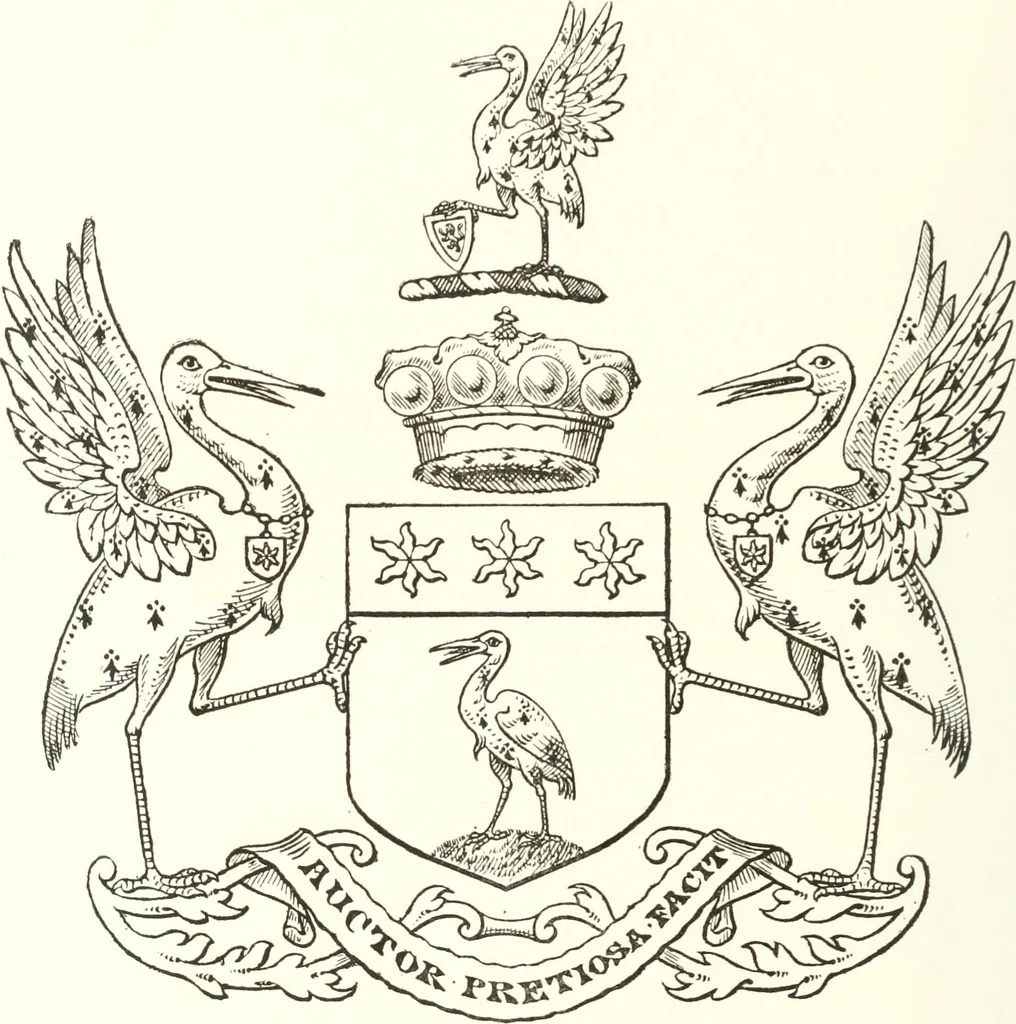 An illustration from Visitation of England and Wales, 1893, leaf 79