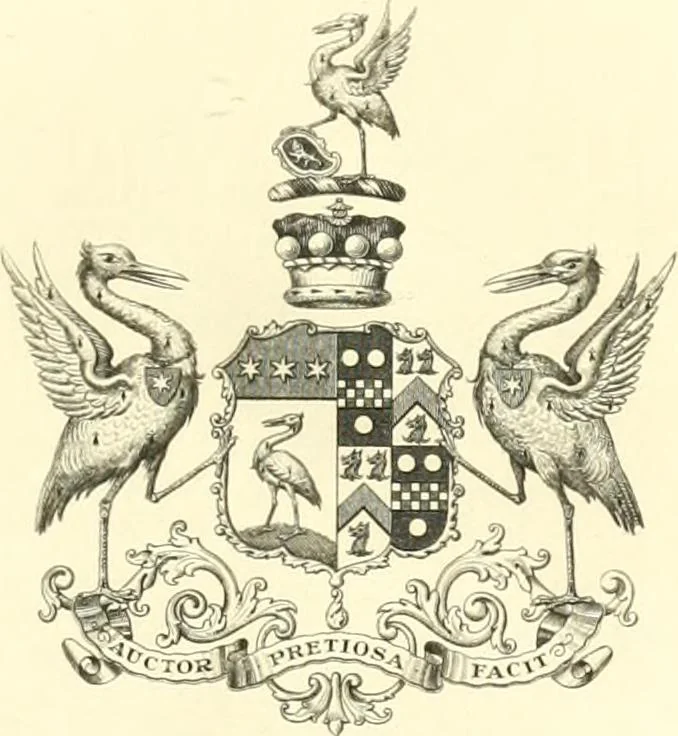 An illustration from Visitation of England and Wales, 1893, leaf 90