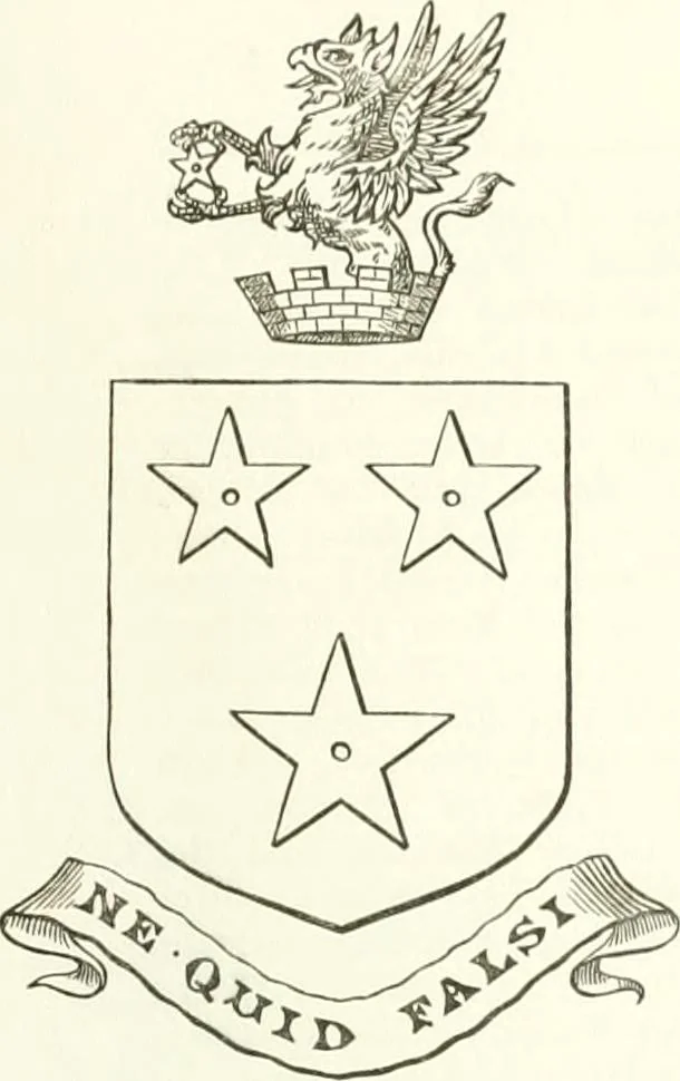 An illustration from Visitation of England and Wales, 1893, leaf 92