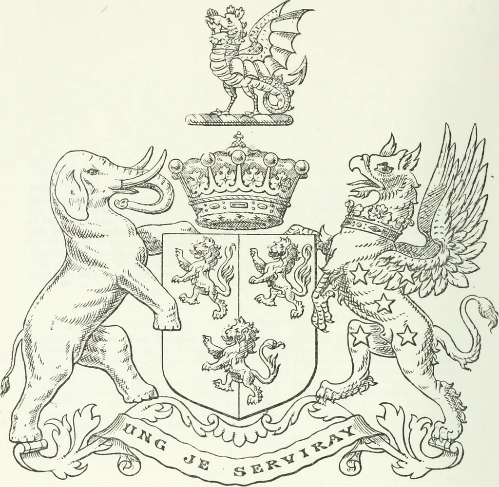 An illustration from Visitation of England and Wales, 1893, leaf 121