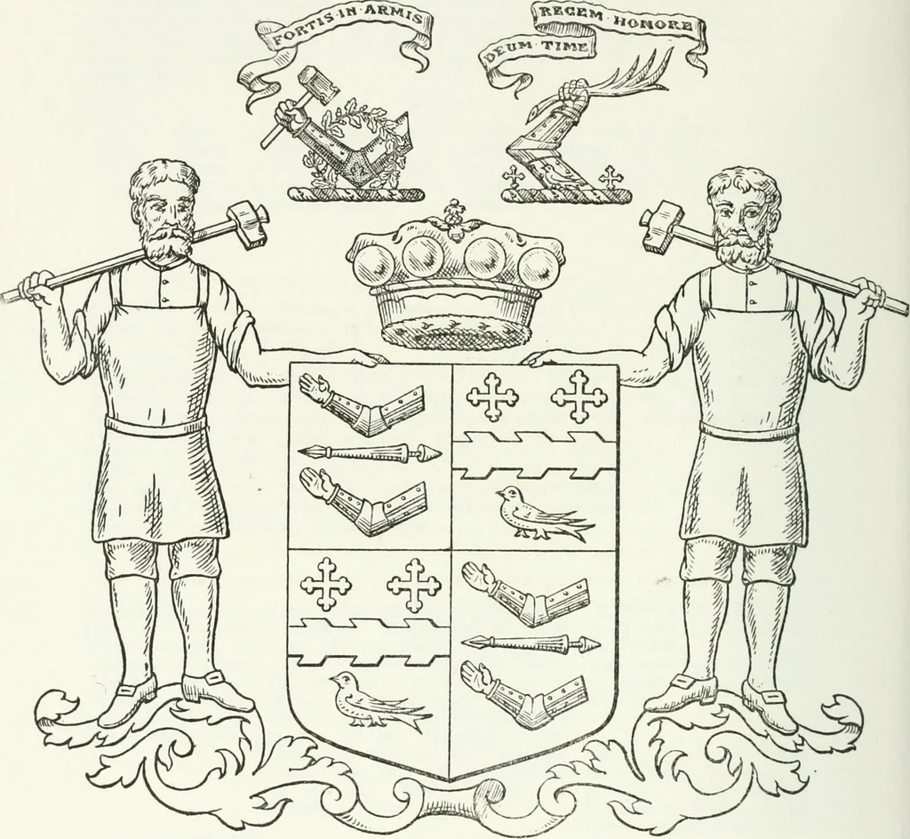 An illustration from Visitation of England and Wales, 1893, leaf 161