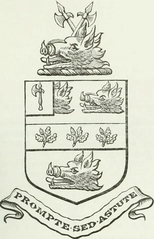 An illustration from Visitation of England and Wales, 1893, leaf 172