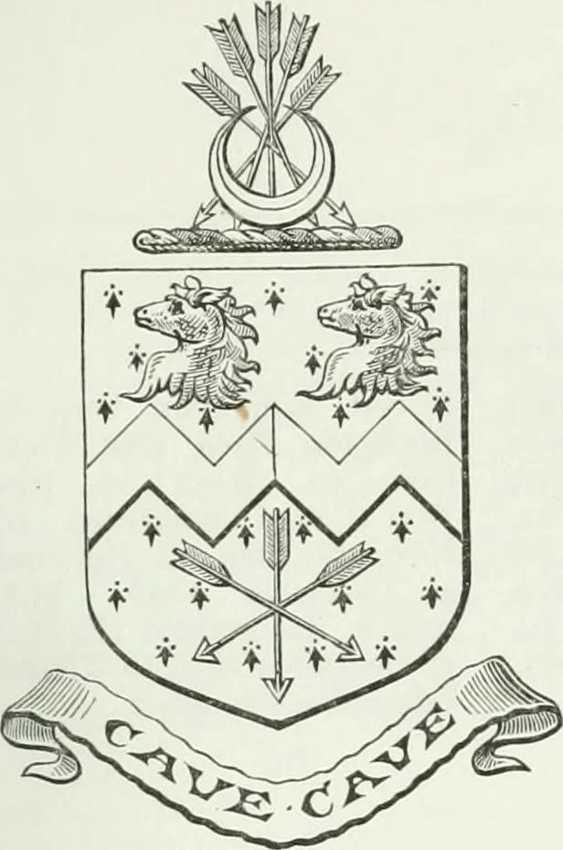 An illustration from Visitation of England and Wales, 1893, leaf 196
