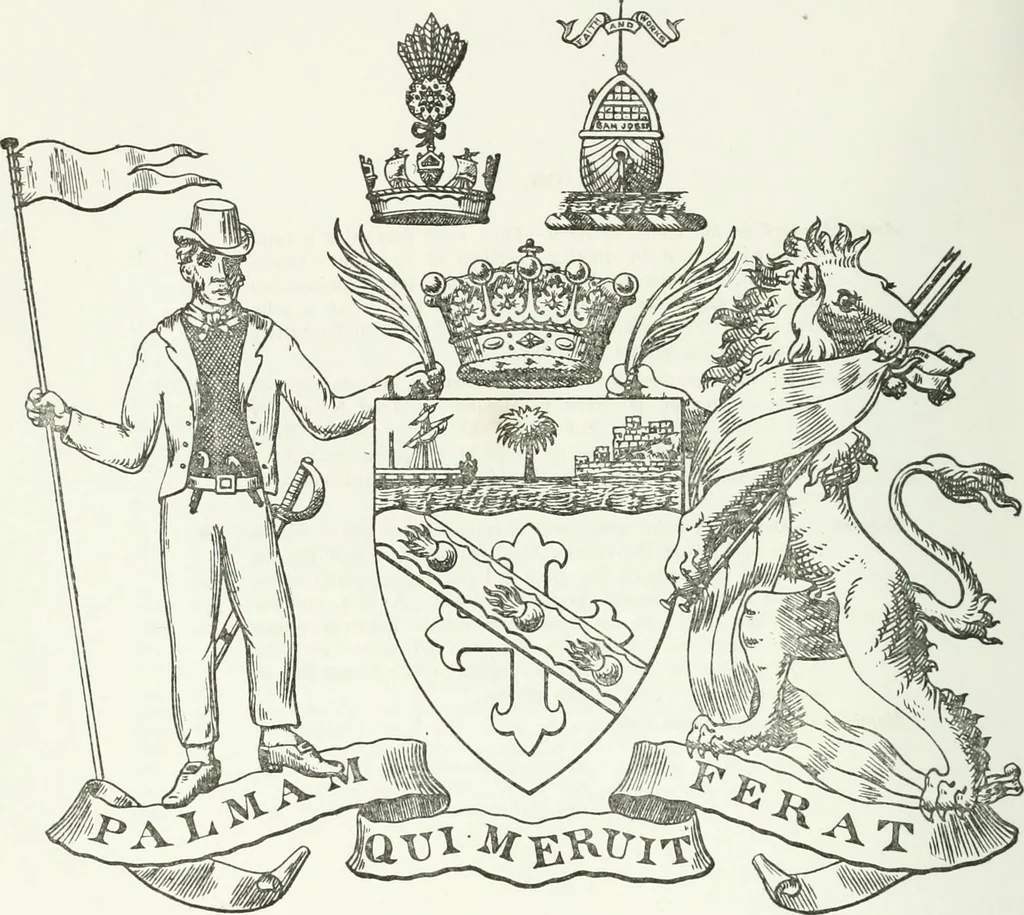 An illustration from Visitation of England and Wales, 1893, leaf 203