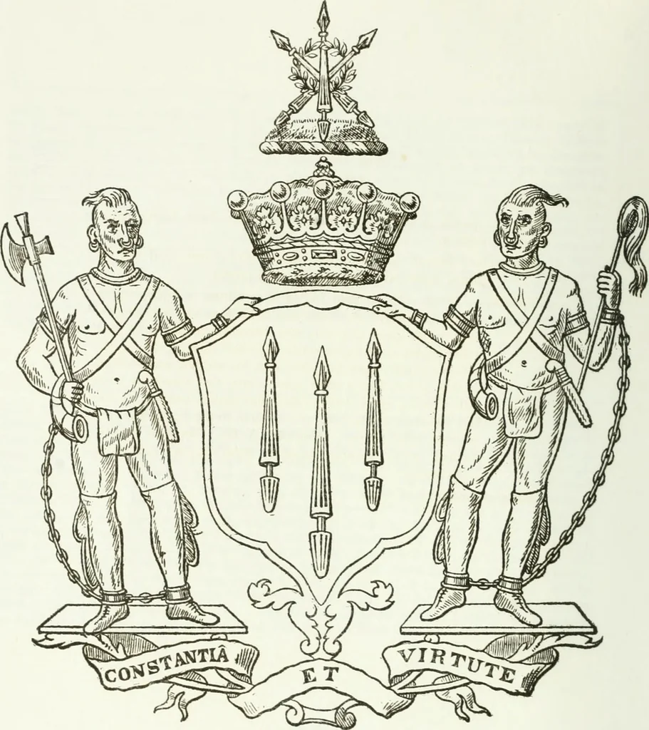 An illustration from Visitation of England and Wales, 1893, leaf 25