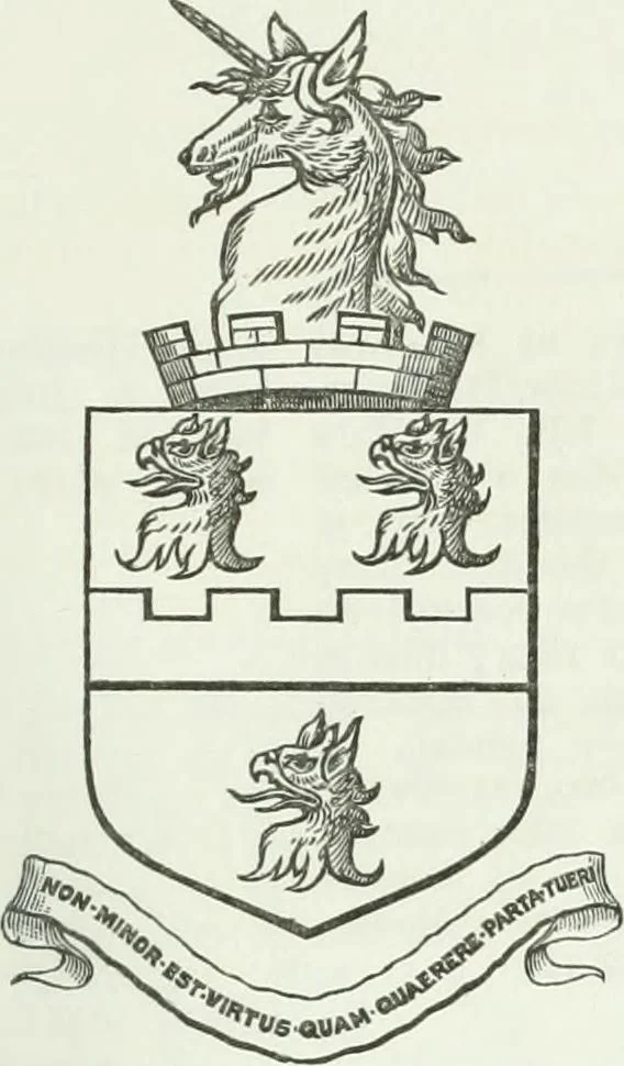 An illustration from Visitation of England and Wales, 1893, leaf 96