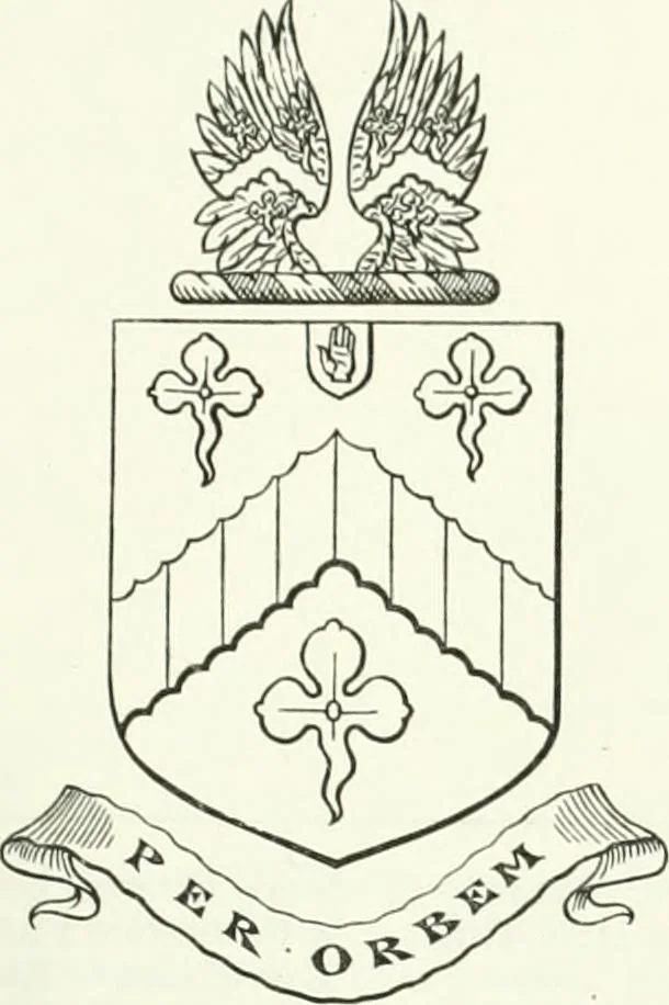 An illustration from Visitation of England and Wales, 1893, leaf 100