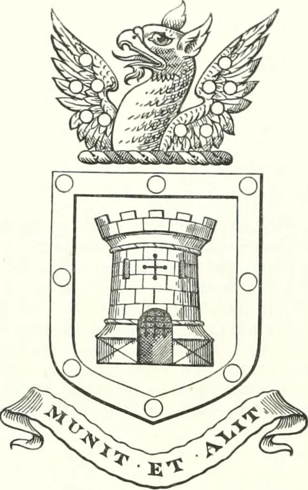 An illustration from Visitation of England and Wales, 1893, leaf 153