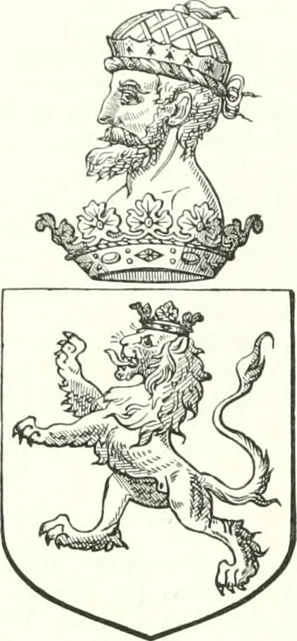 An illustration from Visitation of England and Wales, 1893, leaf 157