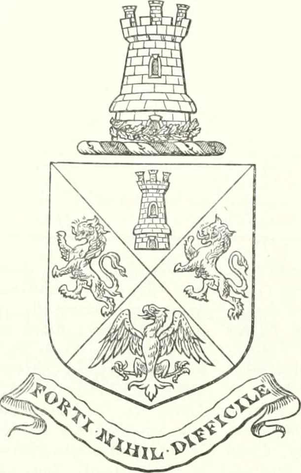 An illustration from Visitation of England and Wales, 1893, leaf 165