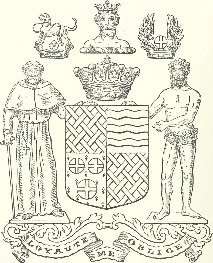 An illustration from Visitation of England and Wales, 1893, leaf 197