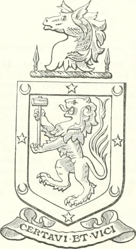 An illustration from Visitation of England and Wales, 1893, leaf 211