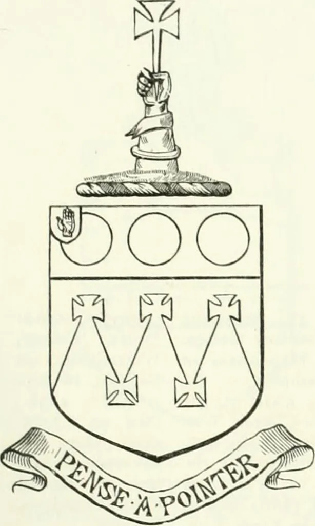An illustration from Visitation of England and Wales, 1893, leaf 216