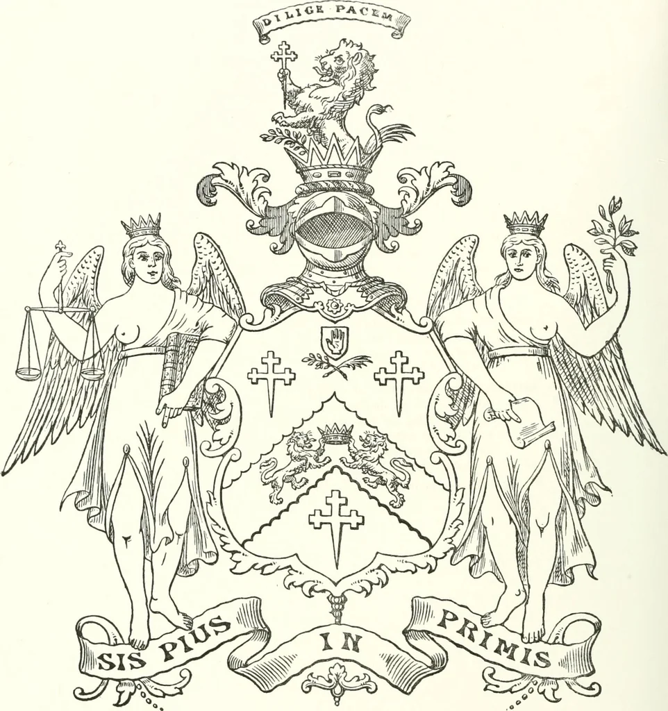 An illustration from Visitation of England and Wales, 1893, leaf 223