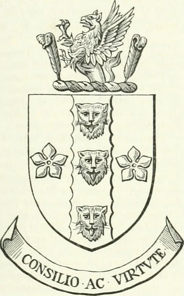 An illustration from Visitation of England and Wales, 1893, leaf 264