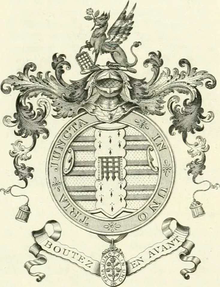 An illustration from Visitation of England and Wales, 1893, leaf 34
