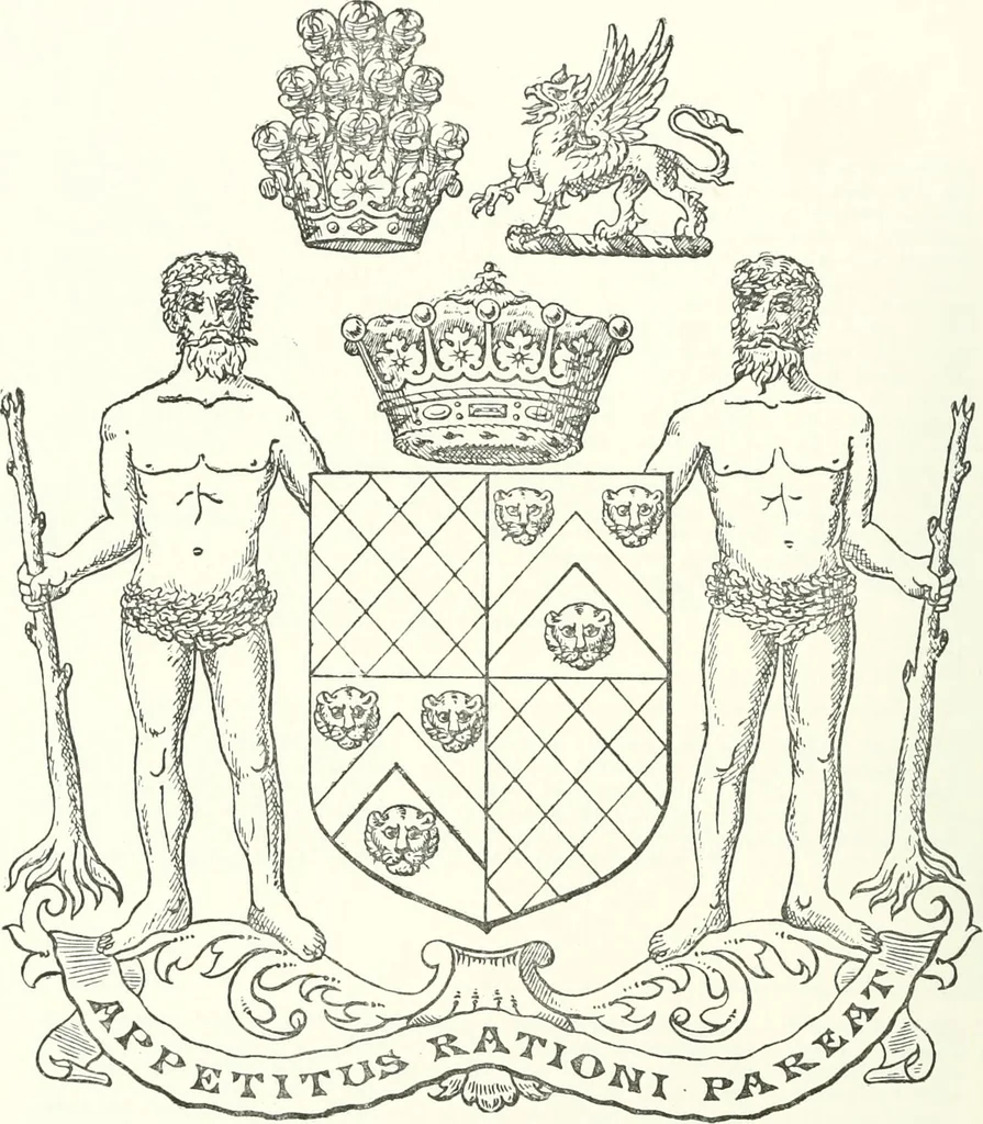 An illustration from Visitation of England and Wales, 1893, leaf 43