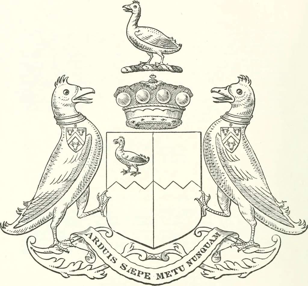An illustration from Visitation of England and Wales, 1893, leaf 75