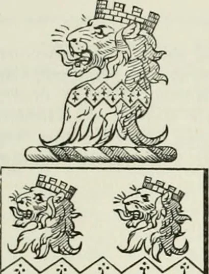 An illustration from Visitation of England and Wales, 1893, leaf 110