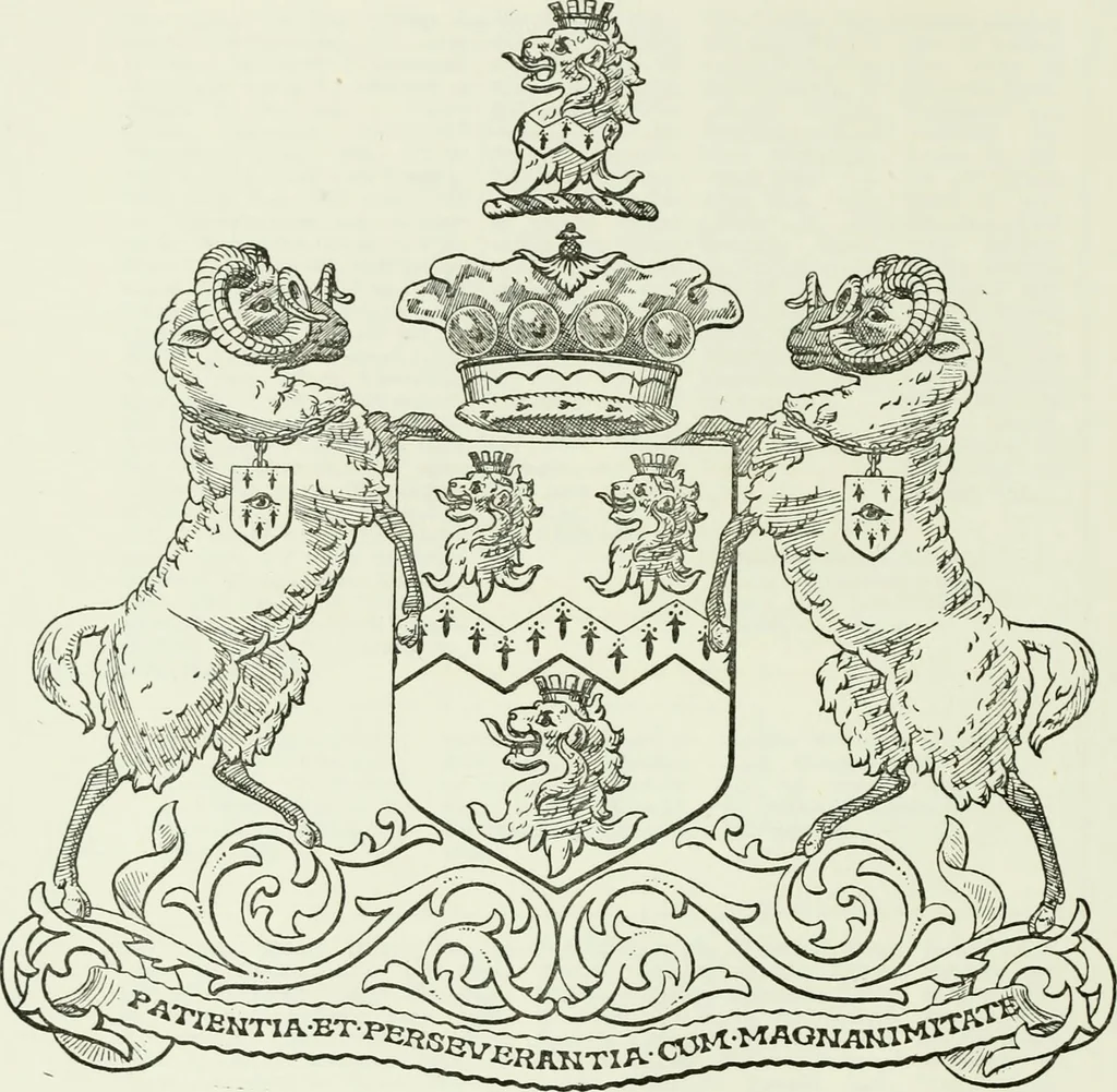An illustration from Visitation of England and Wales, 1893, leaf 143