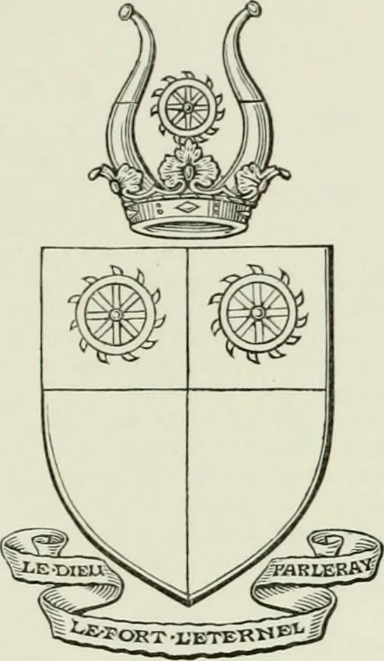 An illustration from Visitation of England and Wales, 1893, leaf 156