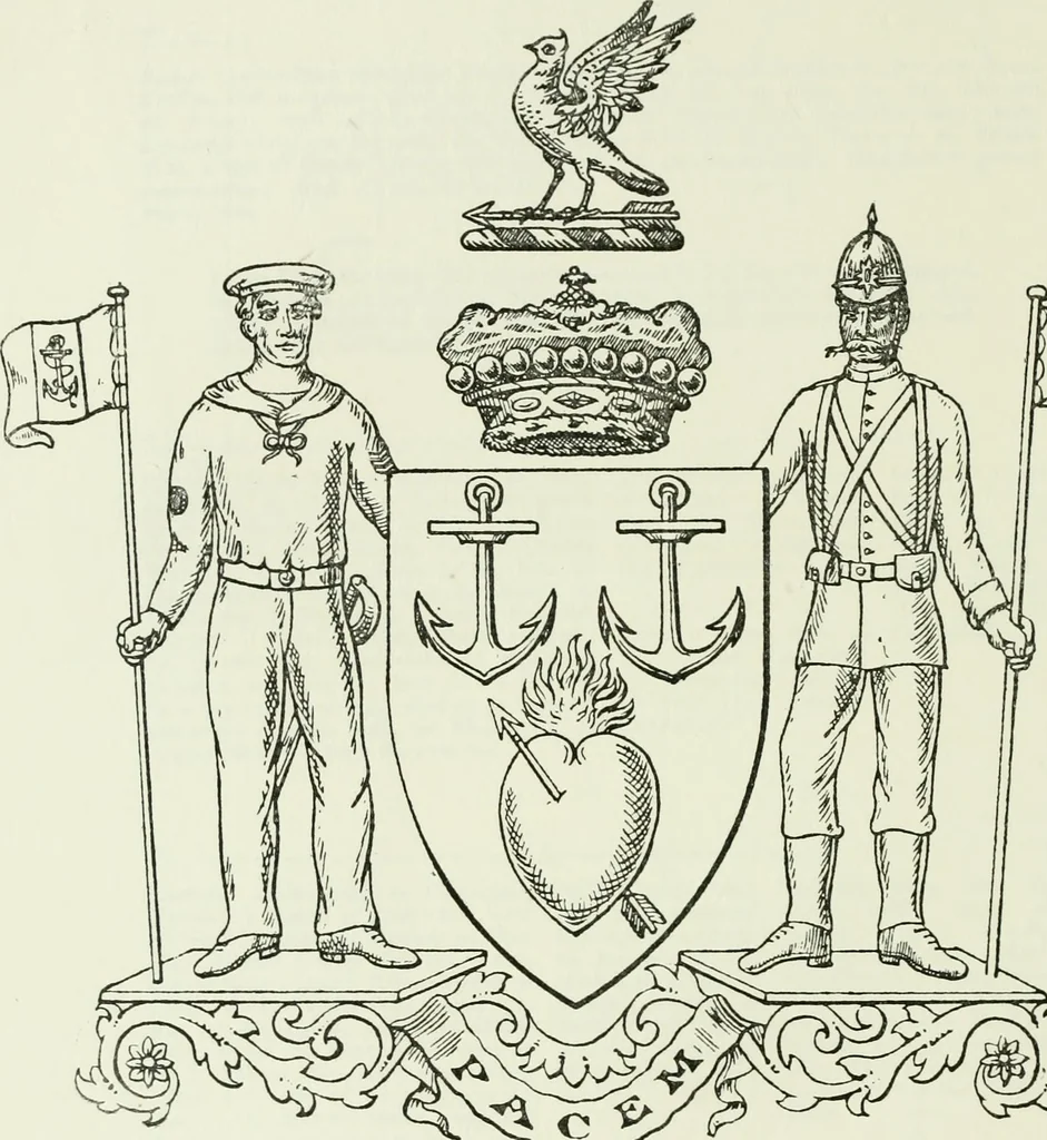 An illustration from Visitation of England and Wales, 1893, leaf 183