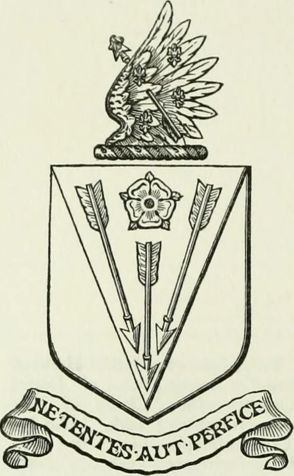 An illustration from Visitation of England and Wales, 1893, leaf 193