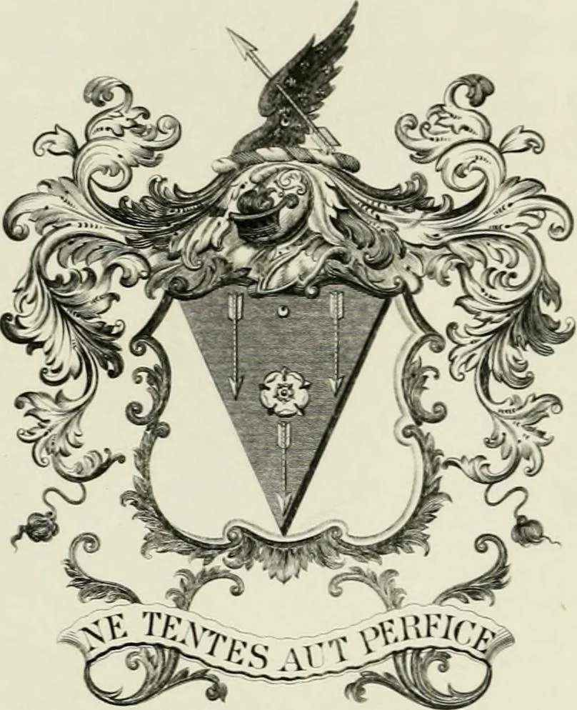 An illustration from Visitation of England and Wales, 1893, leaf 196