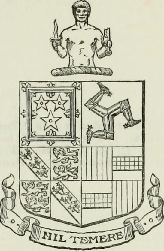 An illustration from Visitation of England and Wales, 1893, leaf 208