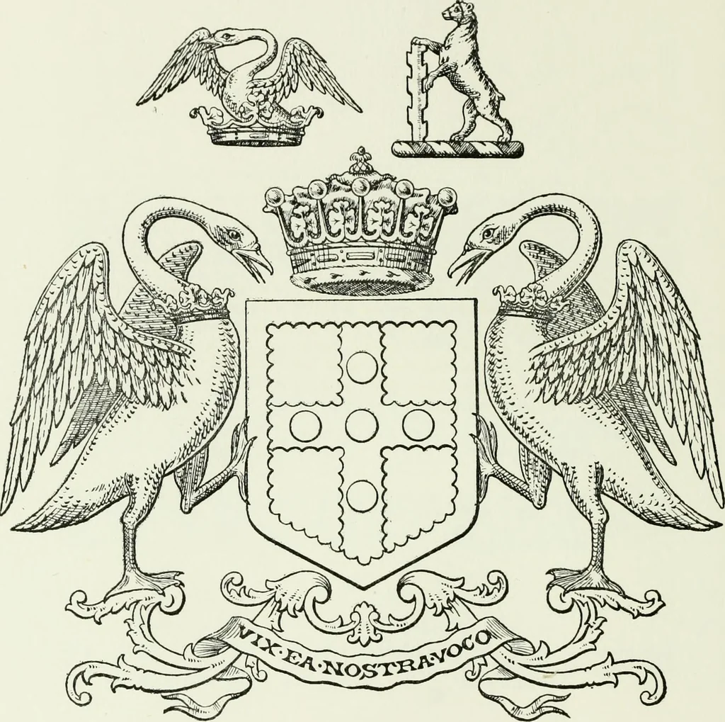 An illustration from Visitation of England and Wales, 1893, leaf 27
