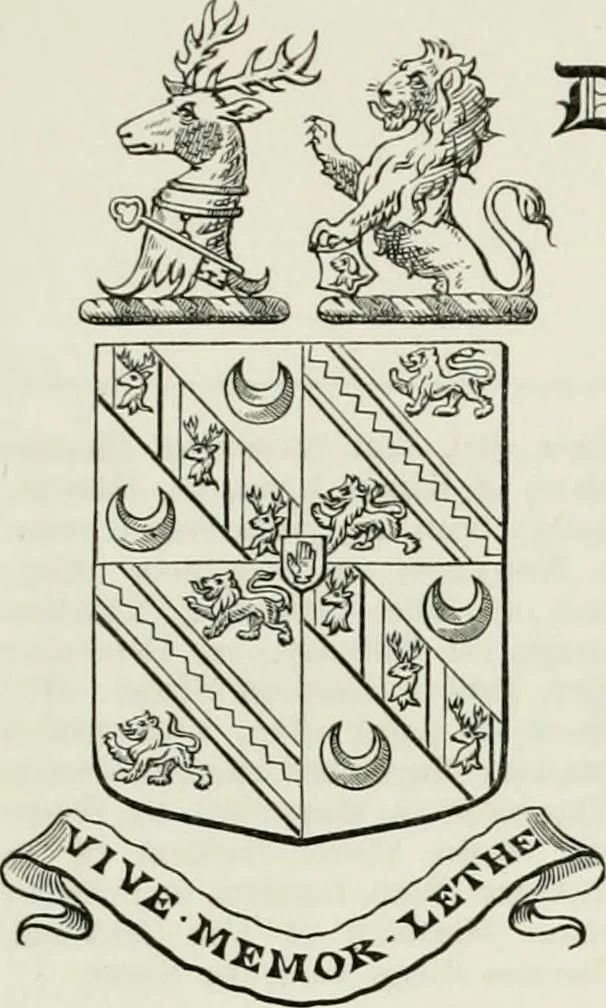 An illustration from Visitation of England and Wales, 1893, leaf 48