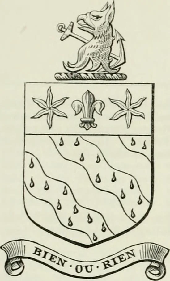 An illustration from Visitation of England and Wales, 1893, leaf 56