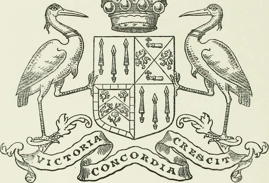 An illustration from Visitation of England and Wales, 1893, leaf 95