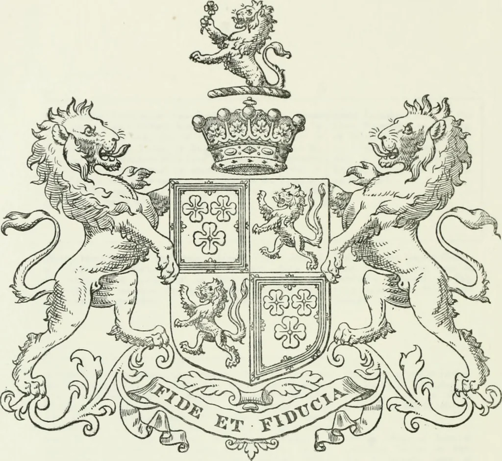 An illustration from Visitation of England and Wales, 1893, leaf 149