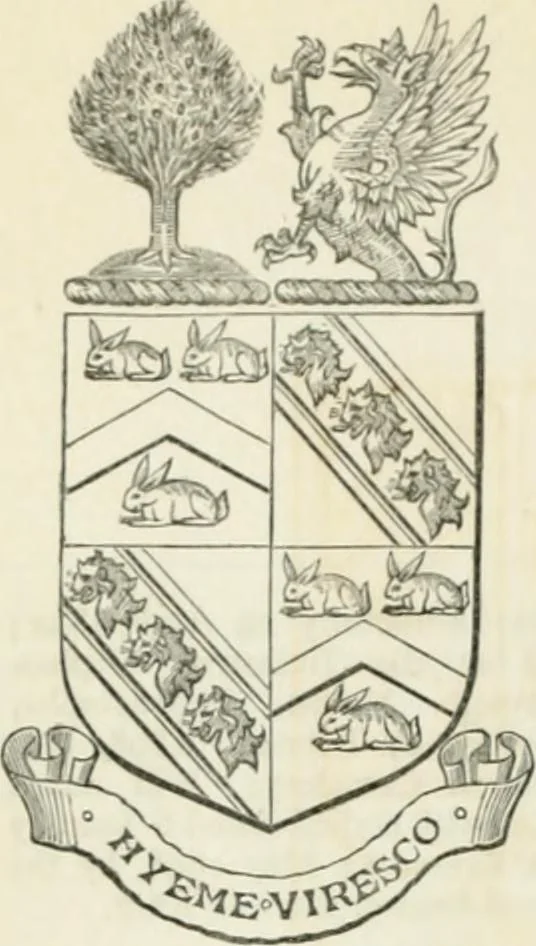 An illustration from Visitation of England and Wales, 1893, leaf 173