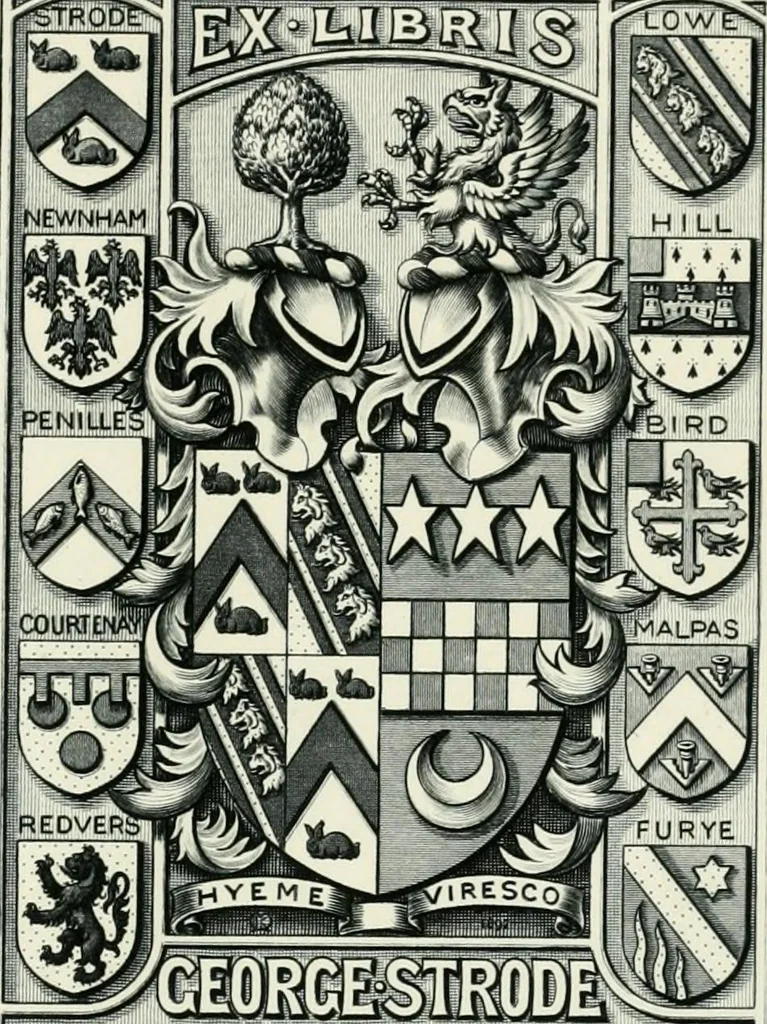 An illustration from Visitation of England and Wales, 1893, leaf 174