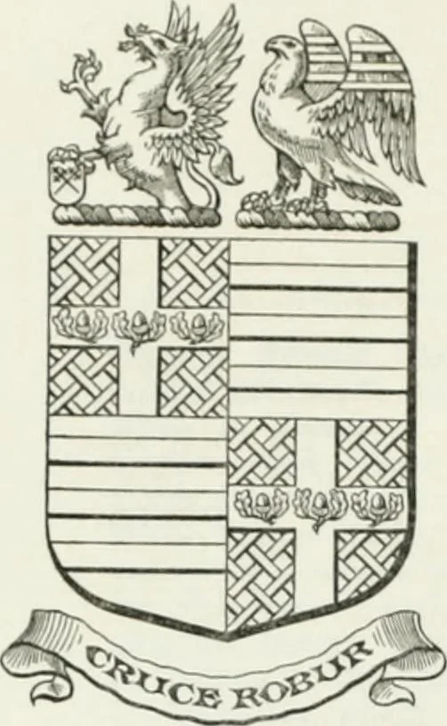 An illustration from Visitation of England and Wales, 1893, leaf 43