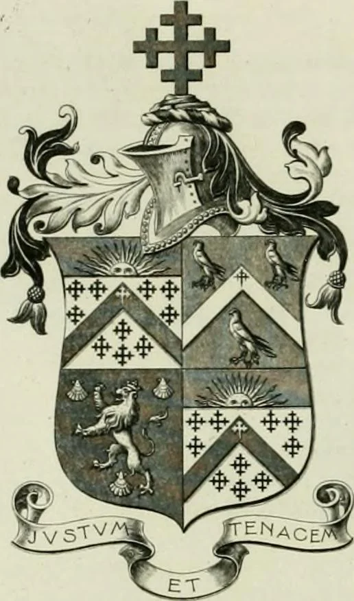 An illustration from Visitation of England and Wales, 1893, leaf 112